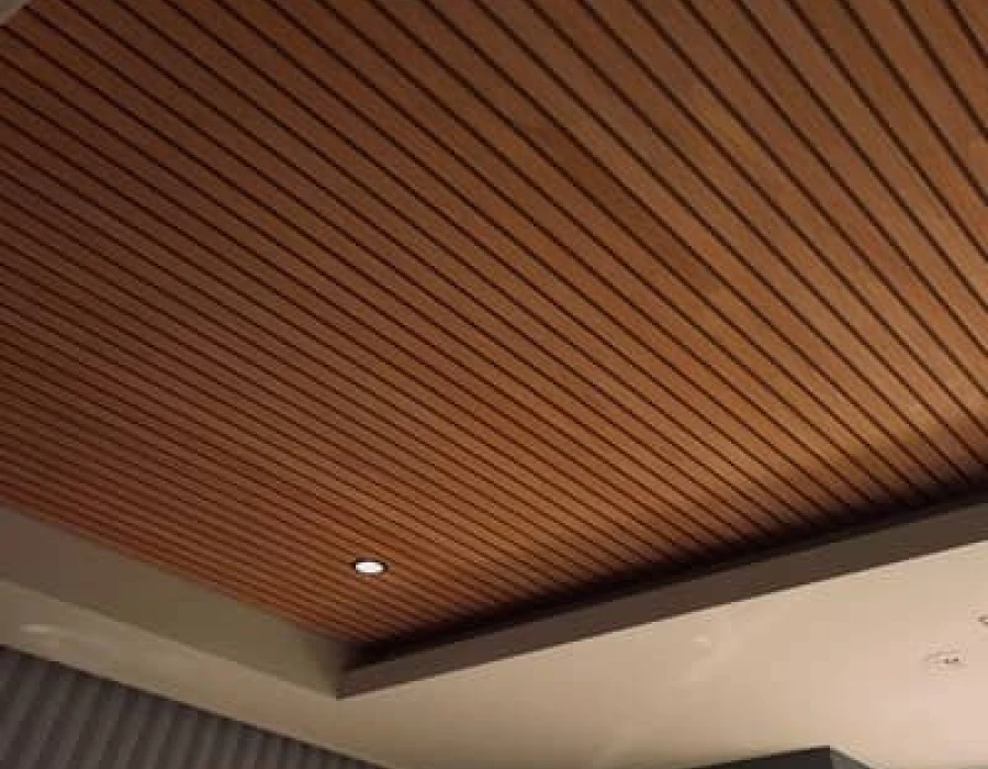 Plafond bois à Biougra