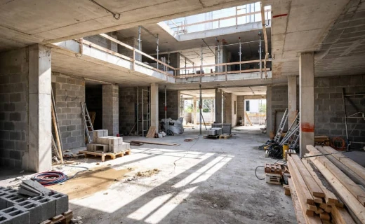 Construction bâtiment Echemaïa